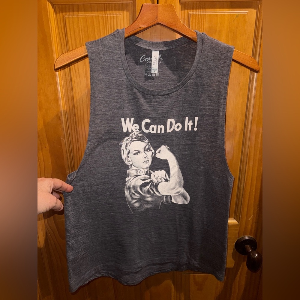 WE CAN DO IT Workout Tank - size XL